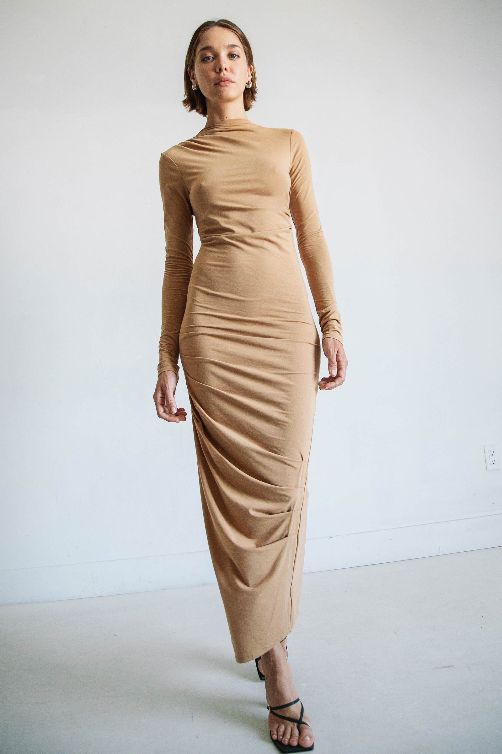 ASHER DRESS CAMEL – The Line by K